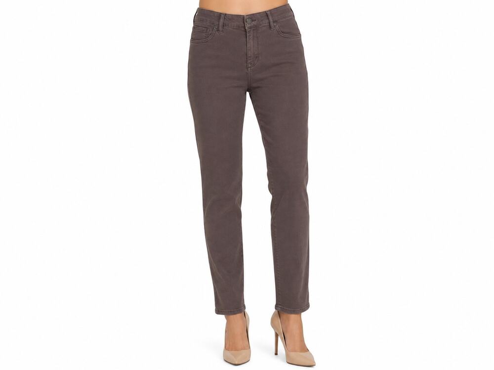 Maurices Womens Size 16W Brown Straight Leg Stretch Pants